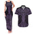 Waiporoporo Maori Ta Moko Poutama Art Couples Matching Tank Maxi Dress and Hawaiian Shirt