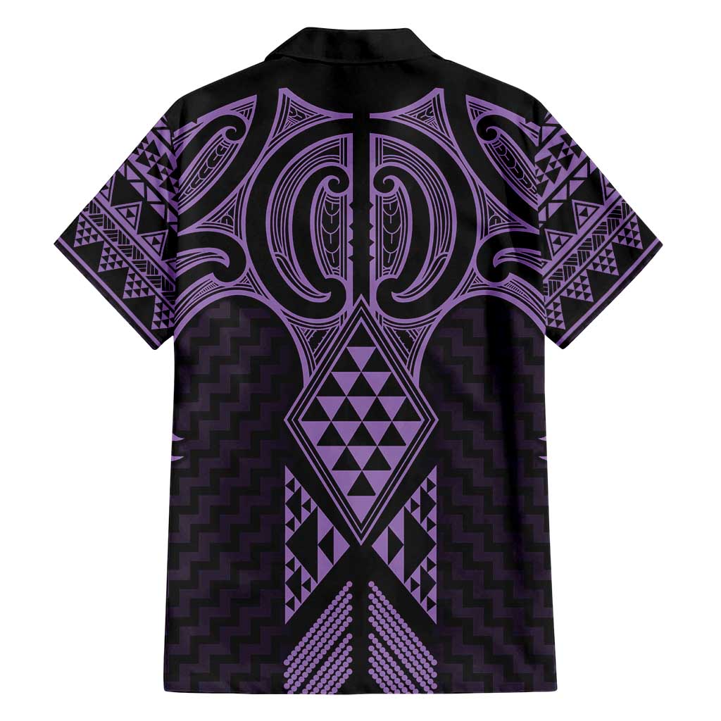 Waiporoporo Maori Ta Moko Poutama Art Family Matching Long Sleeve Bodycon Dress and Hawaiian Shirt LT9 - Polynesian Pride