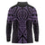 Waiporoporo Maori Ta Moko Poutama Art Long Sleeve Polo Shirt