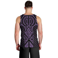 Waiporoporo Maori Ta Moko Poutama Art Men Tank Top