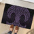 Waiporoporo Maori Ta Moko Poutama Art Rubber Doormat