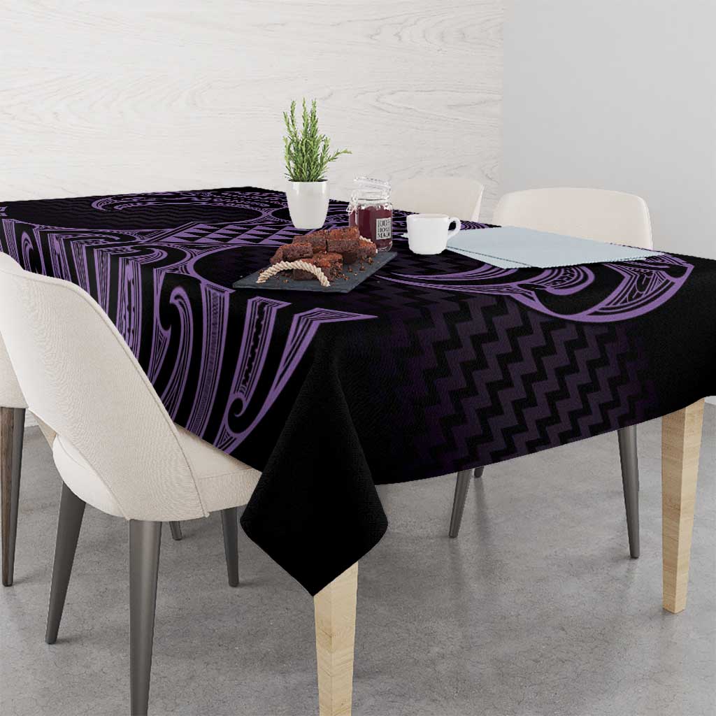Waiporoporo Maori Ta Moko Poutama Art Tablecloth