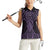 Waiporoporo Maori Ta Moko Poutama Art Women Sleeveless Polo Shirt