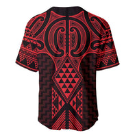 Whero Maori Ta Moko Poutama Art Baseball Jersey