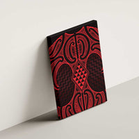 Whero Maori Ta Moko Poutama Art Canvas Wall Art