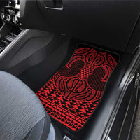 Whero Maori Ta Moko Poutama Art Car Mats