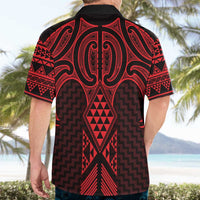 Whero Maori Ta Moko Poutama Art Hawaiian Shirt