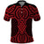 Whero Maori Ta Moko Poutama Art Polo Shirt