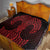 Whero Maori Ta Moko Poutama Art Quilt