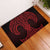 Whero Maori Ta Moko Poutama Art Rubber Doormat