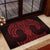 Whero Maori Ta Moko Poutama Art Rubber Doormat