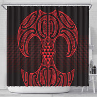 Whero Maori Ta Moko Poutama Art Shower Curtain