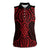 Whero Maori Ta Moko Poutama Art Women Sleeveless Polo Shirt