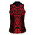 Whero Maori Ta Moko Poutama Art Women Sleeveless Polo Shirt