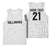 New Zealand Rangatira Custom Basketball Jersey All White Niho Taniwha Maori Tribal - Polynesian Pride