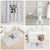 New Zealand Rangatira Custom Bathroom Set All White Niho Taniwha Maori Tribal - Polynesian Pride