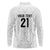 New Zealand Rangatira Custom Long Sleeve Polo Shirt All White Niho Taniwha Maori Tribal
