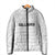 New Zealand Rangatira Custom Padded Jacket All White Niho Taniwha Maori Tribal - Polynesian Pride