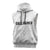 New Zealand Rangatira Custom Sleeveless Hoodie All White Niho Taniwha Maori Tribal - Polynesian Pride