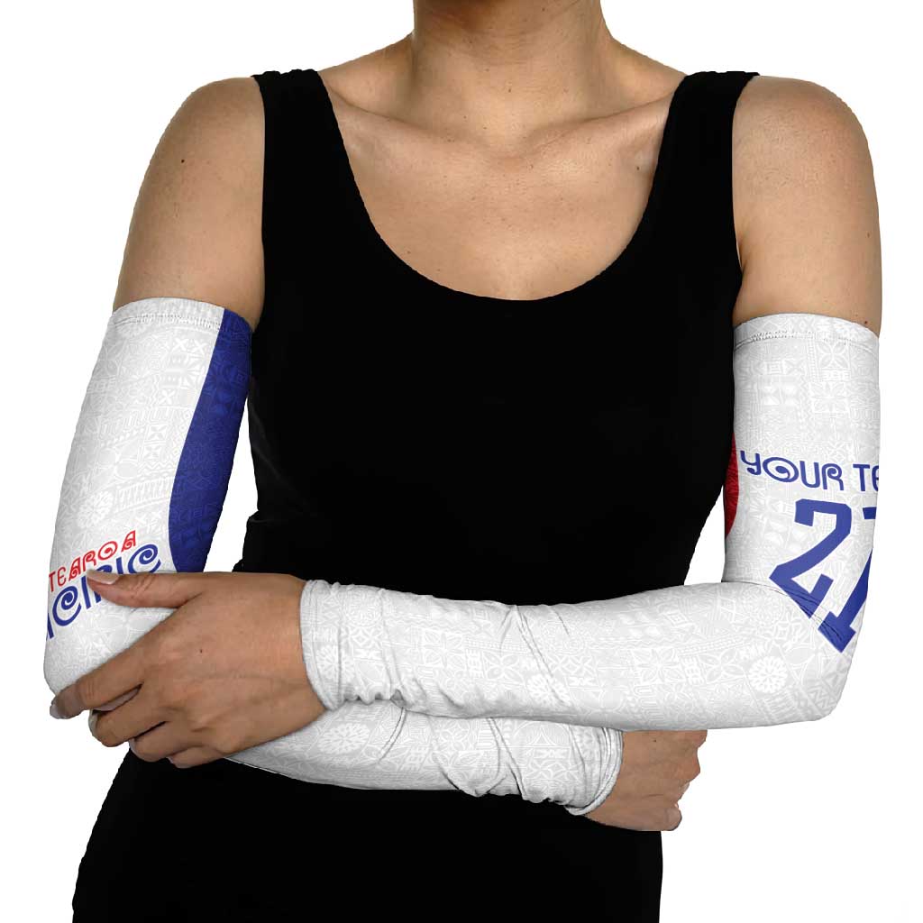 New Zealand Rugby Pacific Personalised Arm Sleeves Maori Style Tribal Tapa Pattern - Polynesian Pride