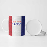 New Zealand Rugby Pacific Personalised Ceramic Mug Maori Style Tribal Tapa Pattern - Polynesian Pride