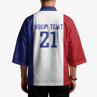 New Zealand Rugby Pacific Personalised Kimono Maori Style Tribal Tapa Pattern - Polynesian Pride