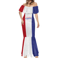 New Zealand Rugby Pacific Personalised Mermaid Dress Maori Style Tribal Tapa Pattern