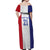 New Zealand Rugby Pacific Personalised Off Shoulder Maxi Dress Maori Style Tribal Tapa Pattern