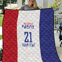 New Zealand Rugby Pacific Personalised Quilt Maori Style Tribal Tapa Pattern