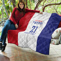 New Zealand Rugby Pacific Personalised Quilt Maori Style Tribal Tapa Pattern