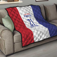 New Zealand Rugby Pacific Personalised Quilt Maori Style Tribal Tapa Pattern