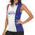 New Zealand Rugby Pacific Personalised Women Sleeveless Polo Shirt Maori Style Tribal Tapa Pattern