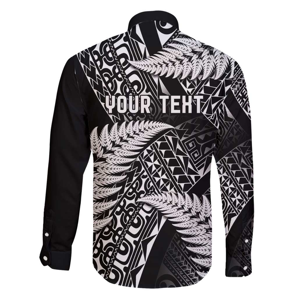 New Zealand Rugby Pacific Personalised Family Matching Mermaid Dress and Hawaiian Shirt All Black Maori Pasifika Fern Pattern