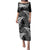 New Zealand Rugby Pacific Personalised Family Matching Puletasi and Hawaiian Shirt All Black Maori Pasifika Fern Pattern