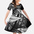 New Zealand Rugby Pacific Personalised Family Matching Summer Maxi Dress and Hawaiian Shirt All Black Maori Pasifika Fern Pattern