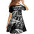 New Zealand Rugby Pacific Personalised Family Matching Summer Maxi Dress and Hawaiian Shirt All Black Maori Pasifika Fern Pattern