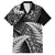 New Zealand Rugby Pacific Personalised Family Matching Summer Maxi Dress and Hawaiian Shirt All Black Maori Pasifika Fern Pattern