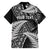 New Zealand Rugby Pacific Personalised Family Matching Summer Maxi Dress and Hawaiian Shirt All Black Maori Pasifika Fern Pattern