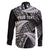 New Zealand Rugby Pacific Personalised Family Matching Summer Maxi Dress and Hawaiian Shirt All Black Maori Pasifika Fern Pattern