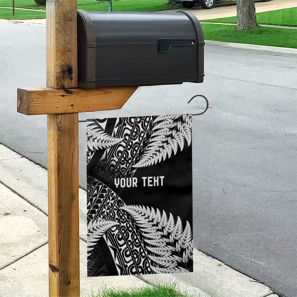 New Zealand Rugby Pacific Personalised Garden Flag All Black Maori Pasifika Fern Pattern