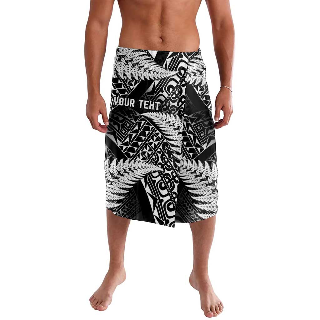 New Zealand Rugby Pacific Personalised Lavalava All Black Maori Pasifika Fern Pattern