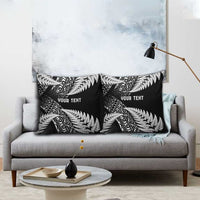 New Zealand Rugby Pacific Personalised Pillow Cover All Black Maori Pasifika Fern Pattern - Polynesian Pride