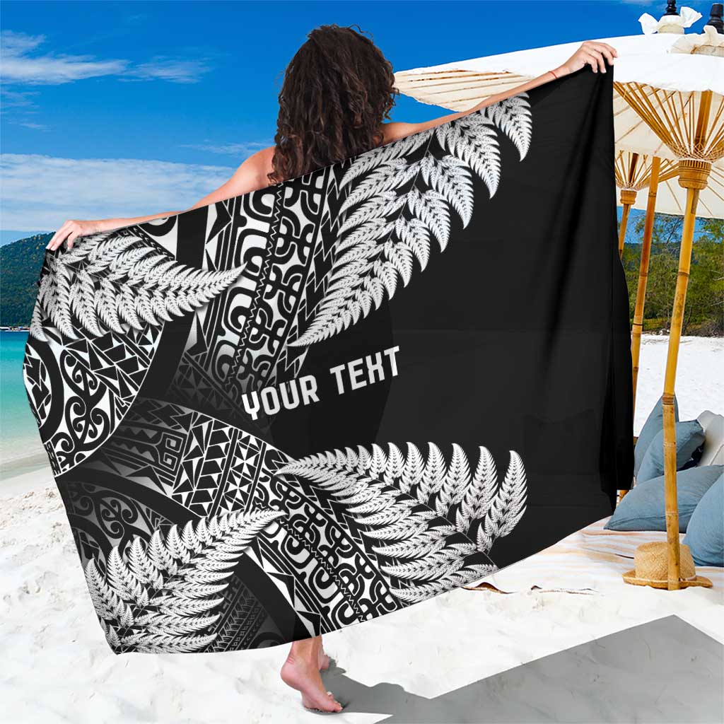 New Zealand Rugby Pacific Personalised Sarong All Black Maori Pasifika Fern Pattern
