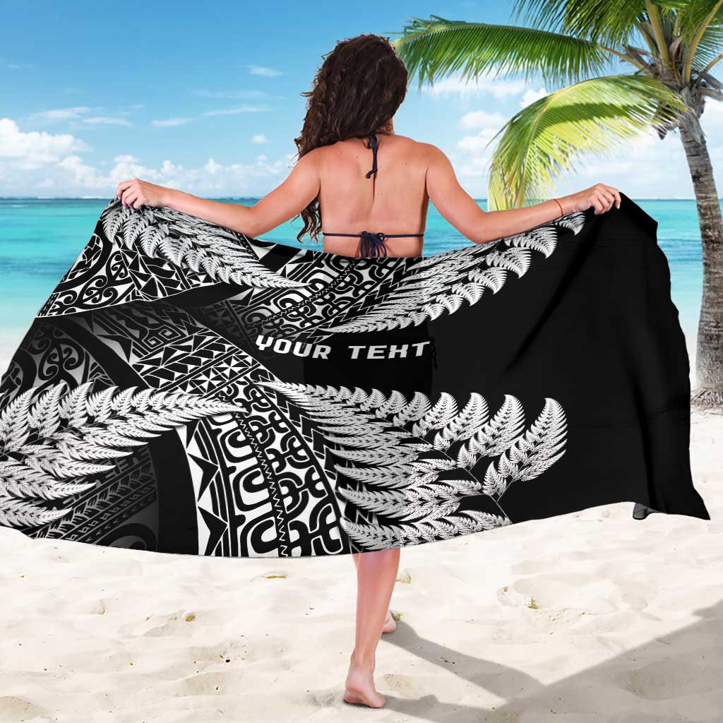 New Zealand Rugby Pacific Personalised Sarong All Black Maori Pasifika Fern Pattern