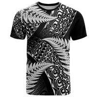 New Zealand Rugby Pacific Personalised T Shirt All Black Maori Pasifika Fern Pattern