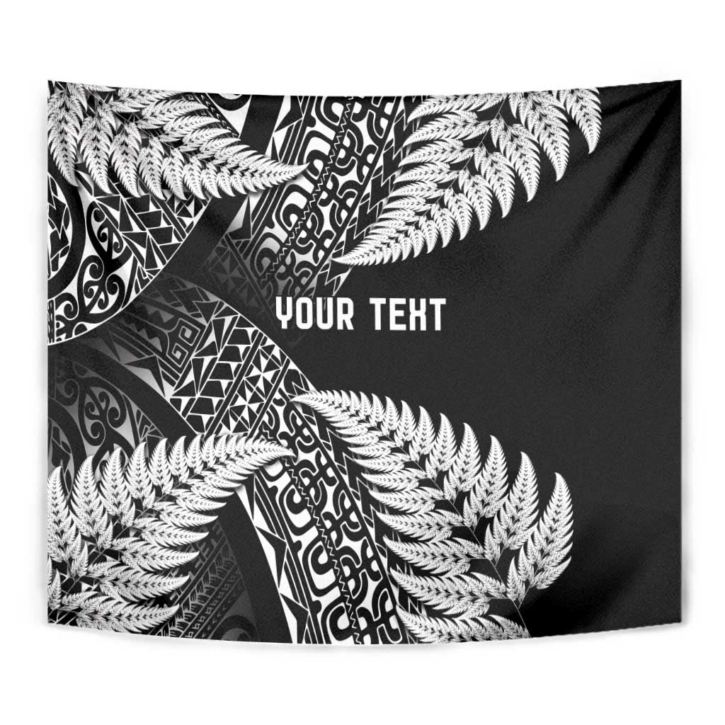 New Zealand Rugby Pacific Personalised Tapestry All Black Maori Pasifika Fern Pattern