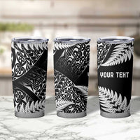 New Zealand Rugby Pacific Personalised Tumbler Cup All Black Maori Pasifika Fern Pattern