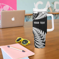 New Zealand Rugby Pacific Personalised Tumbler With Handle All Black Maori Pasifika Fern Pattern