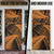 New Zealand Rugby Pacific Personalised Door Cover All Gold Maori Pasifika Fern Pattern - Polynesian Pride