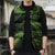 New Zealand Rugby Pacific Personalised Sleeveless Puffer Jacket All Lime Maori Pasifika Fern Pattern - Polynesian Pride